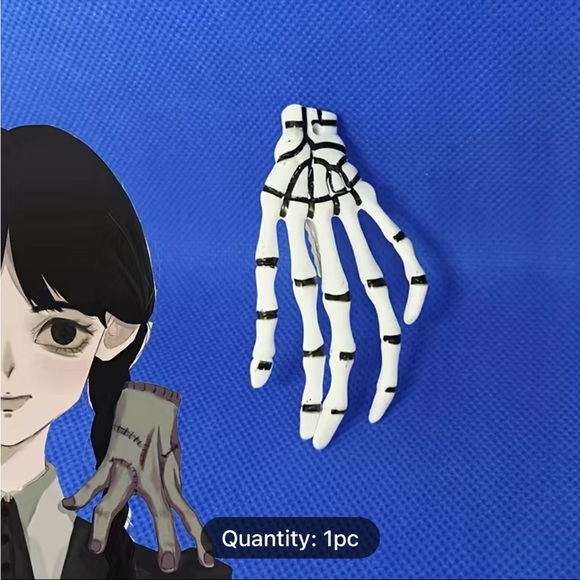 KOOL SKELETON CLIPS HAIR☠️🎃👻 - Picture 6 of 8